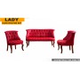 Lady Bordo çay Seti Koltuk Takımı (kırmızı)