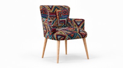 Patchwork Berjer Tekli Koltuk